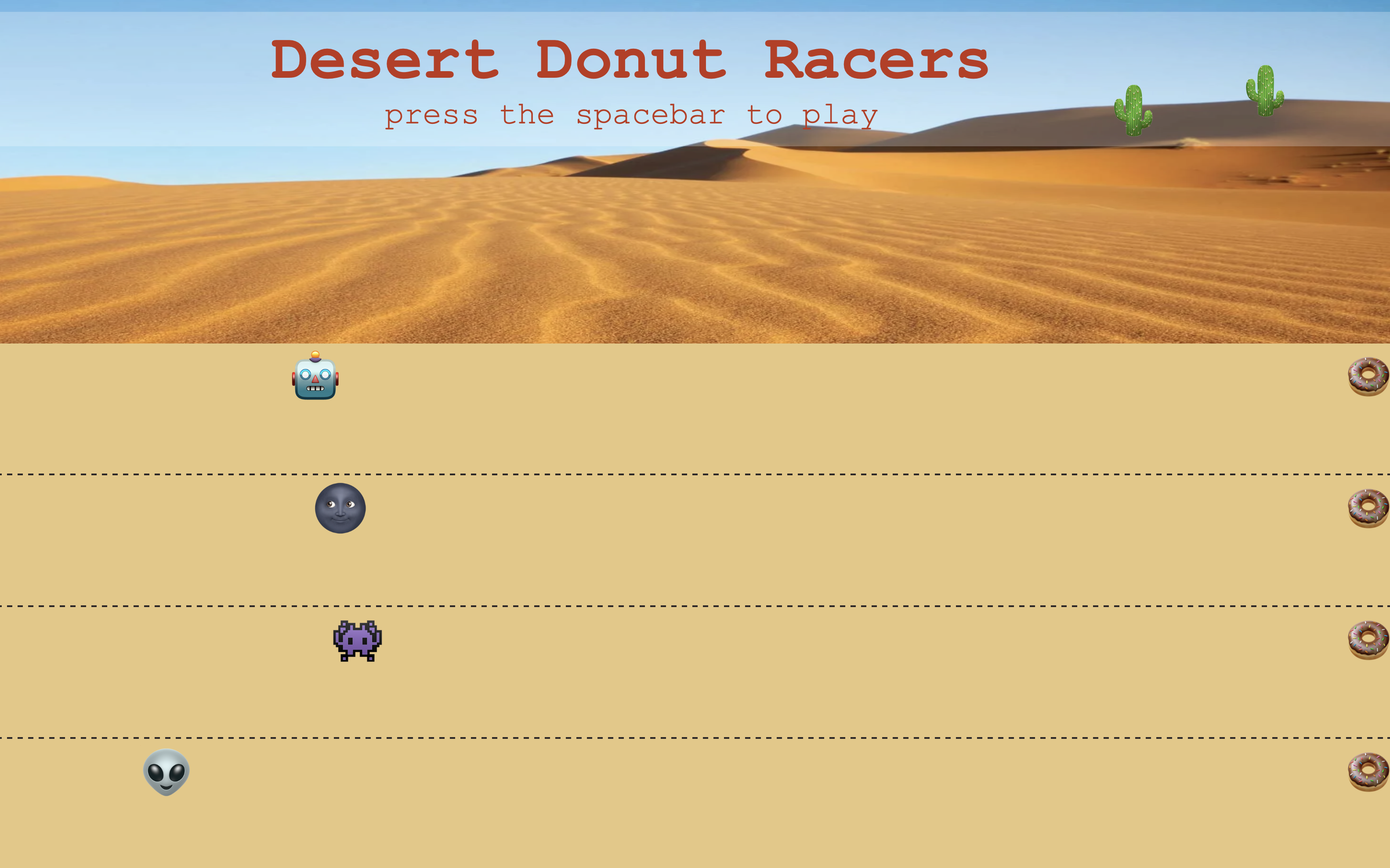 Donut Racer Game