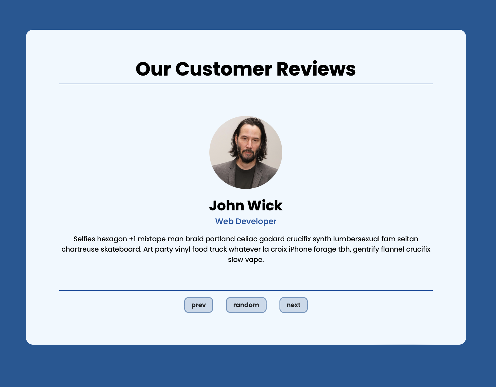 Reviews Template